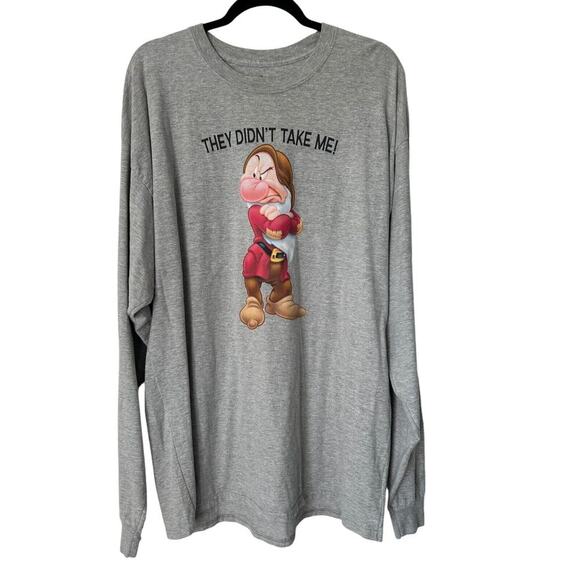 Disneyland Resort Walt Disney World Size 2XL Grey They Didn't Take Me Grumpy Tee - Picture 1 of 10